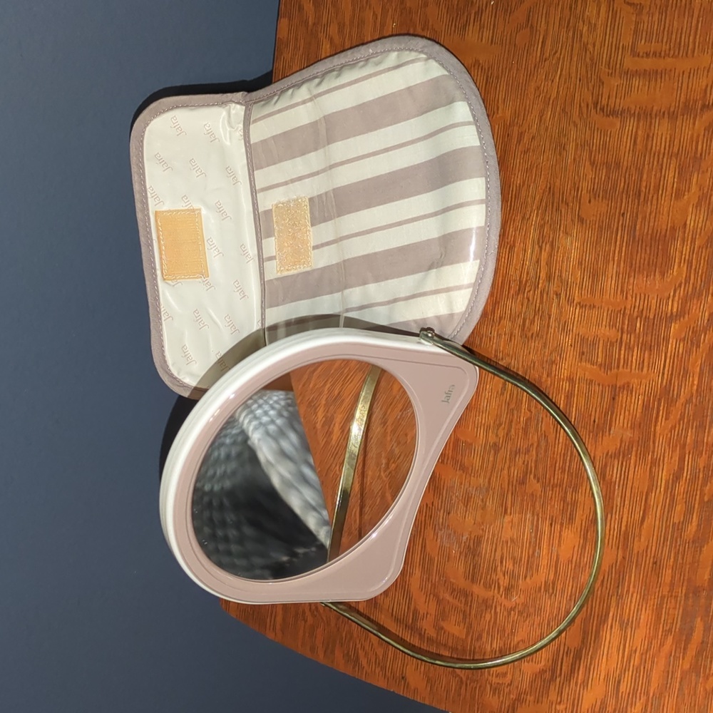 Vintage Jafra mirror dual sided with case